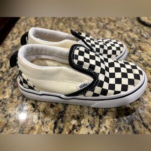 Vans Slip On Black/ Off White Check